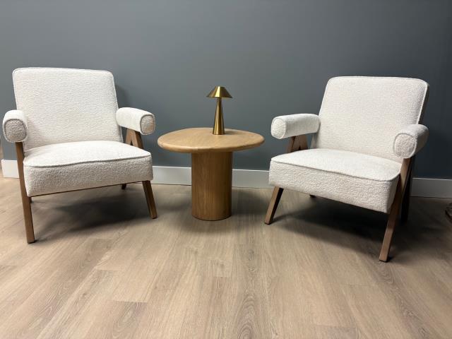 Rental store for CHAIR, WHITE SOFT WOODEN in Kamloops BC