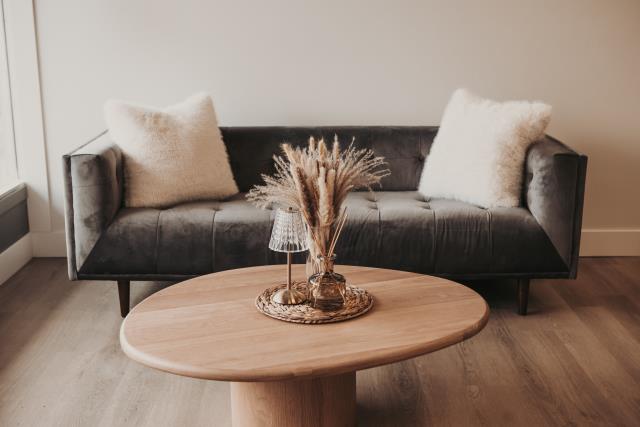 Rental store for TABLE, CURVED WOODEN COFFEE in Kamloops BC