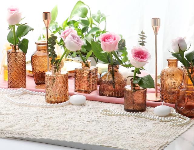 Rental store for VASE, AMBER VINTAGE MINI - 15 in Kamloops BC